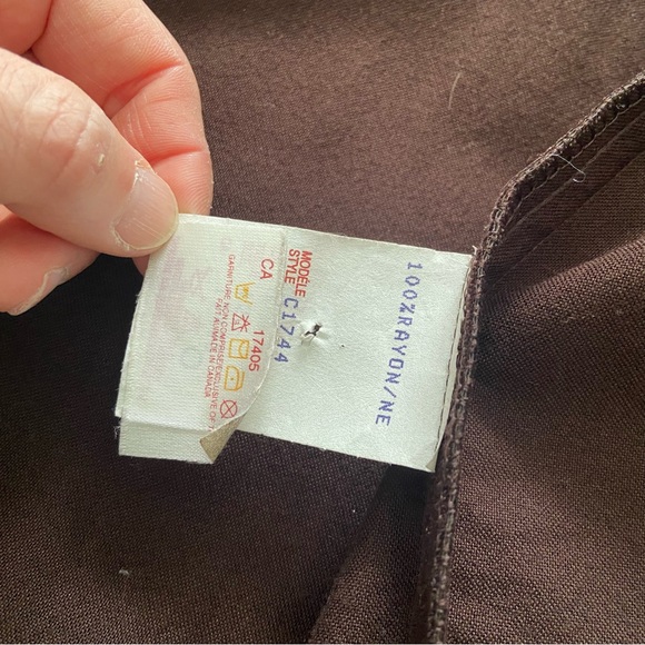 Vintage 90s Brown Button-Up Suede Jacket - Picture 8 of 11